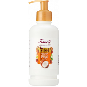 FIANCEE 7 IN 1 COCONUT & ARGAN NOURISHING HAIR CREAM FOR LONG & STRONG HAIR 240 ML
